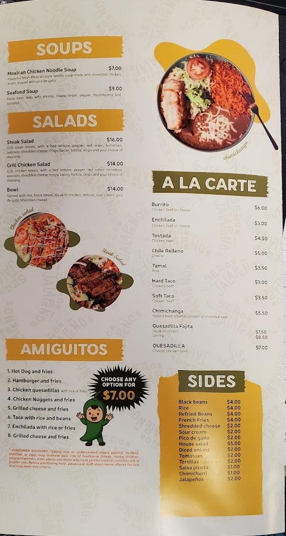 Senor Jalapeno's Mexican Grill